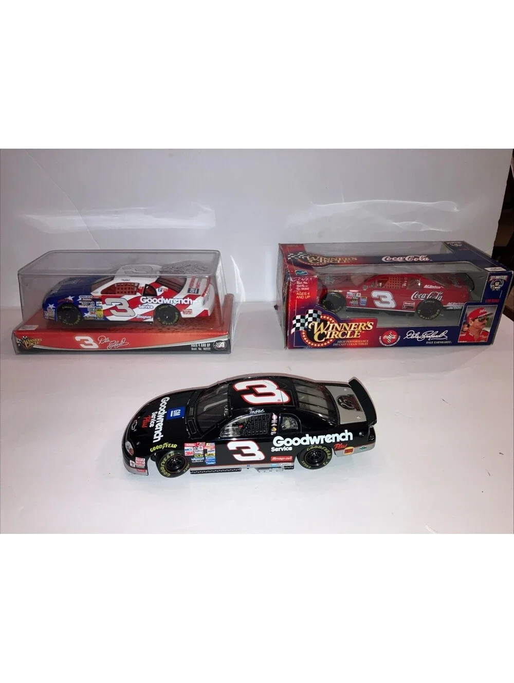 Lot Of 3 Dale Earnhardt #3 Good wrench Chevy Monte Carlo 1/24 Diecast “LOOK”